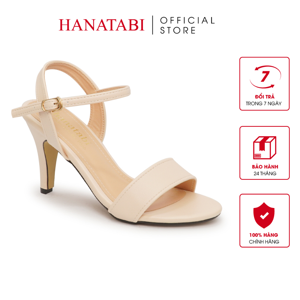 Sandal Cao Gót Nữ Hanatabi Gót Nhọn Cao 9cm Hậu C Mã SDG7F701