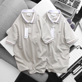 Áo thun cổ bẻ polo lacos hàng xuất dư, chất vải chính phẩm cao cấp. Logo lacos thêu sắc nét