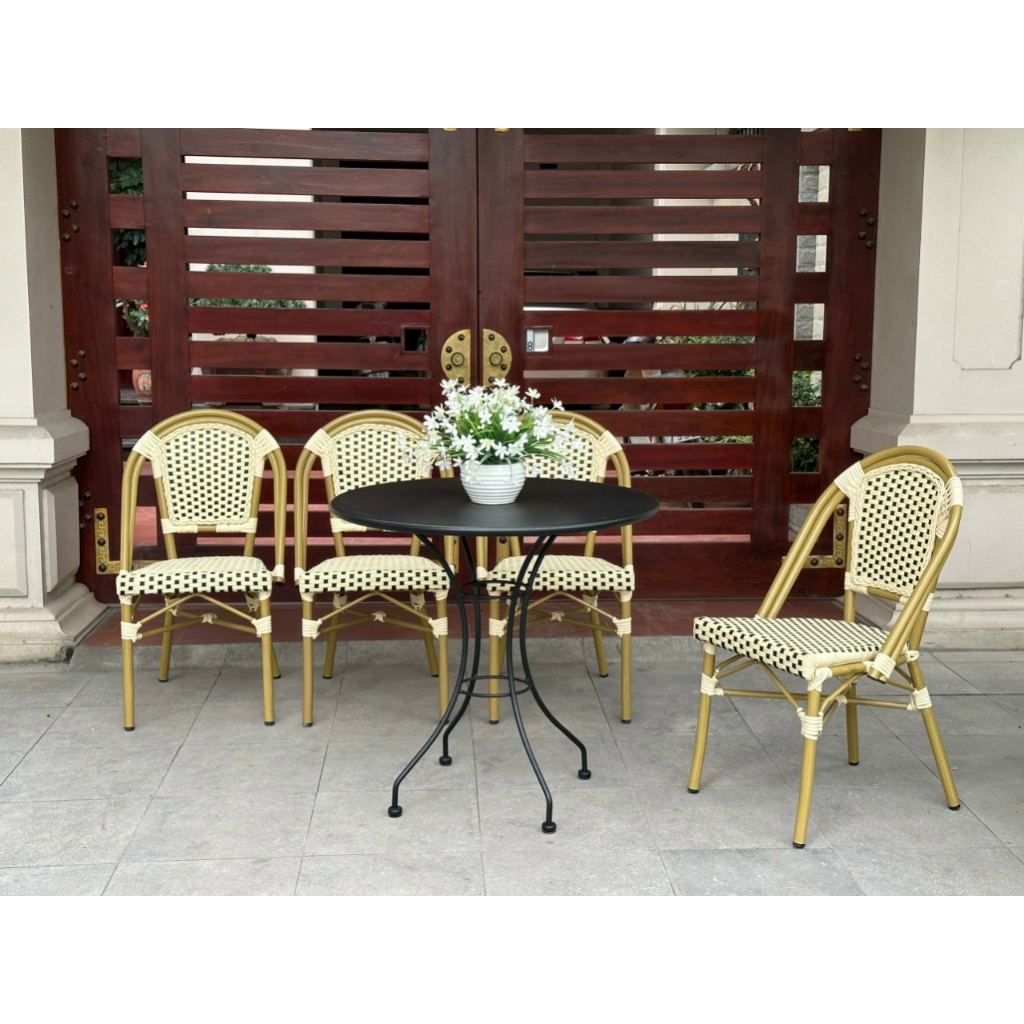 Ghế sân vườn có tay mã 04