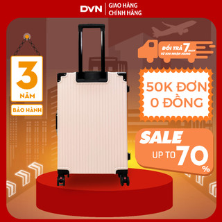 Vali kéo du lịch Quảng Châu, Vali Khung Nhôm Khóa Sập vân nhám chống xước, chống va đập ,4 góc kim loại chống va đập