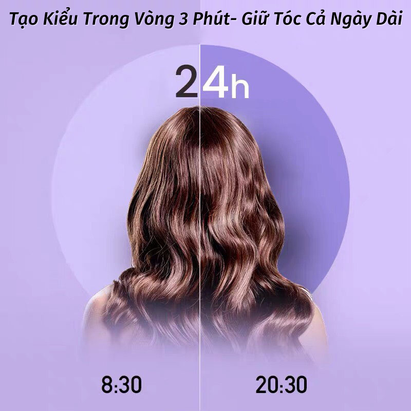 Máy Làm Xoăn Máy Uốn Tóc Tạo Kiểu Dễ Dàng Giữ Nếp Cực Lâu PAPAA.HOME