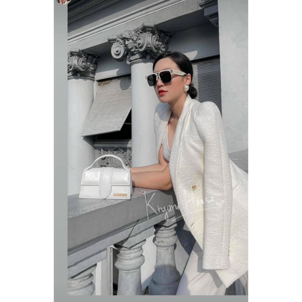 Túi Jacquemus phiên bản quai to size 20 Fullbox