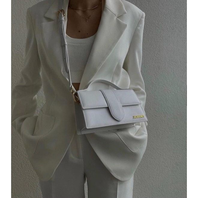 Túi Jacquemus phiên bản quai to size 20 Fullbox