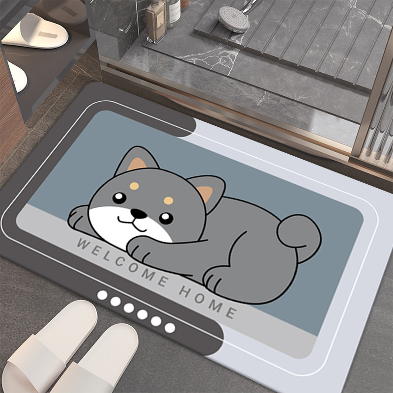 Thảm trải sàn hoạt hình chống trượt nhà tắm