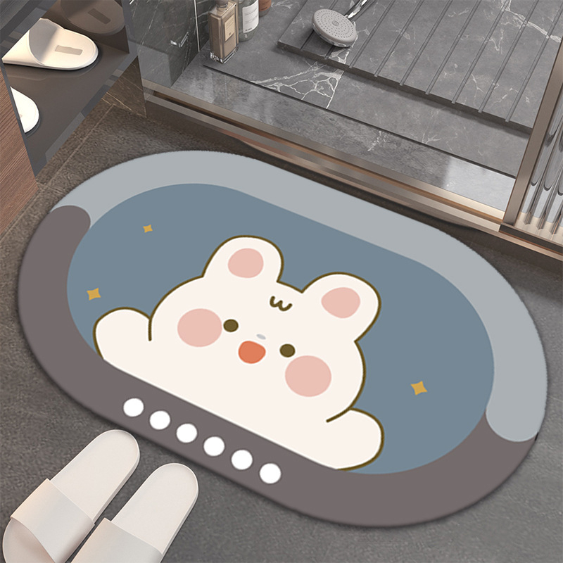 Thảm trải sàn hoạt hình chống trượt nhà tắm