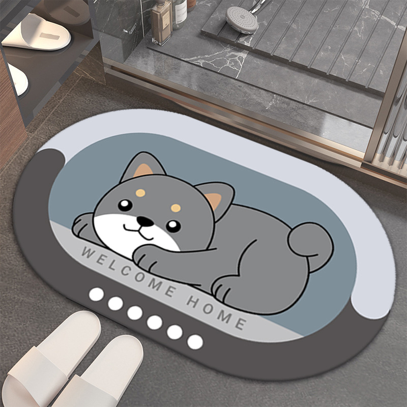 Thảm trải sàn hoạt hình chống trượt nhà tắm