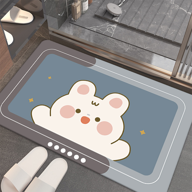 Thảm trải sàn hoạt hình chống trượt nhà tắm