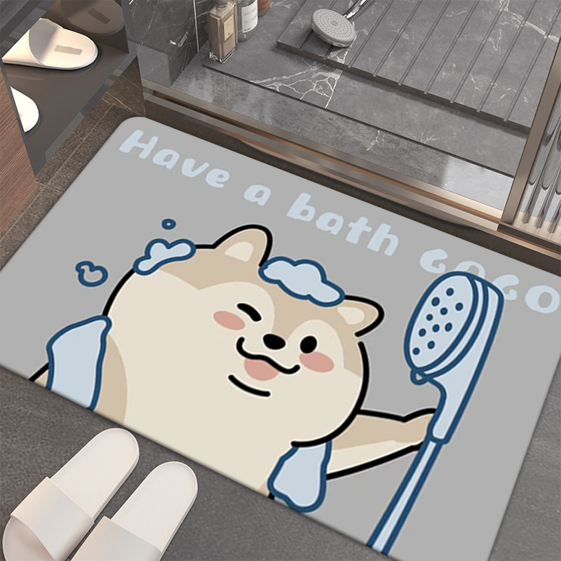 Thảm trải sàn hoạt hình chống trượt nhà tắm