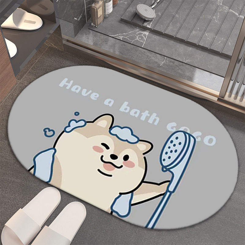 Thảm trải sàn hoạt hình chống trượt nhà tắm