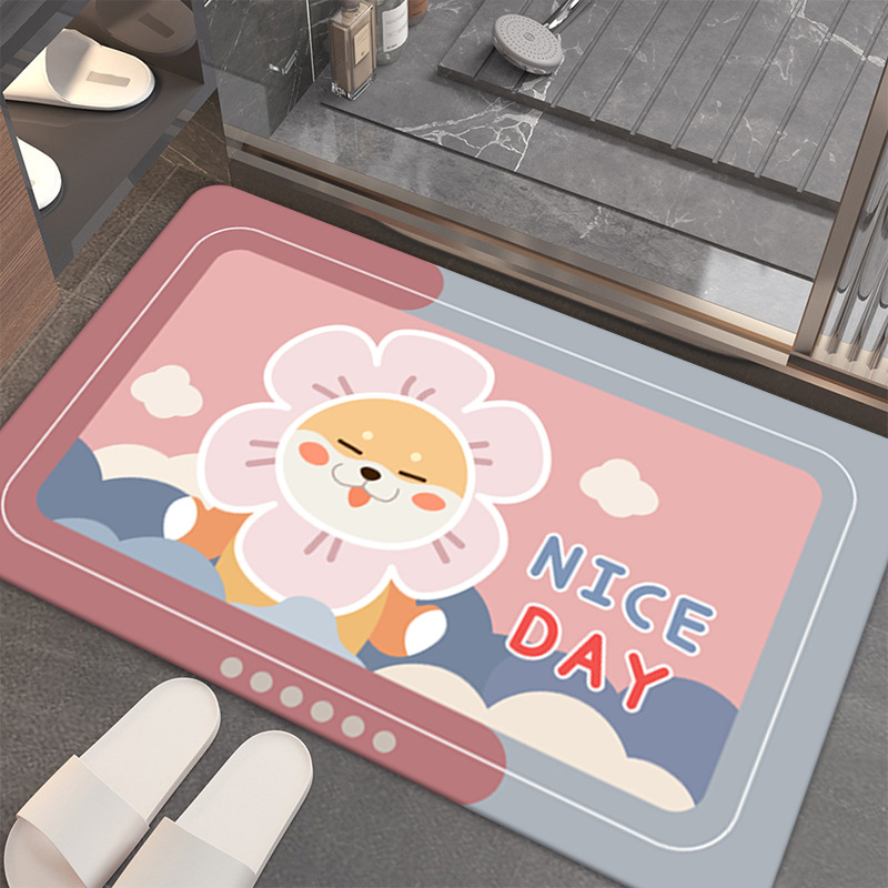 Thảm trải sàn hoạt hình chống trượt nhà tắm