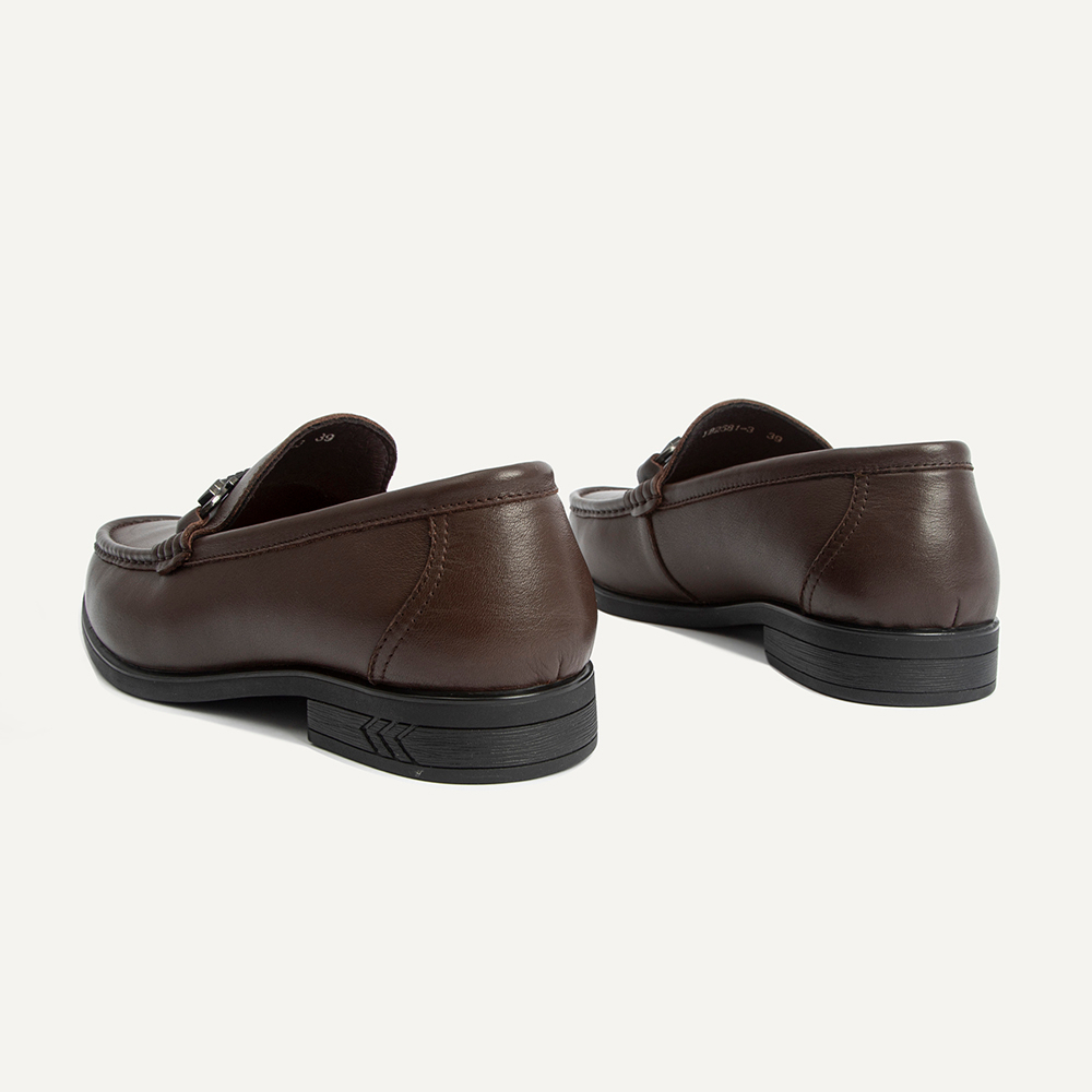 Giày lười nam MULGATI Horsebit Loafer đai ngang da trơn - YB2581