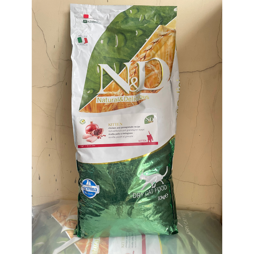 🔥 BAO 10KG 🔥 Hạt Cao Cấp Cho Mèo N&D Đạm Cao Dinh Dưỡng Đặc Biệt Cho Mèo| Tiết kiệm và Dinh dưỡng