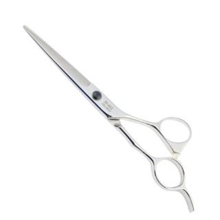 Kéo cắt tóc VLS lưỡi thẳng quai offset vênh đỡ ngón cố định size 6.0 inches JP602