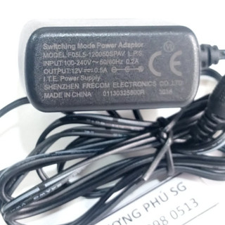 Adapter DC 12V - 0.5A / Đầu cắm 5.5mm X 2.1mm (ZIN)