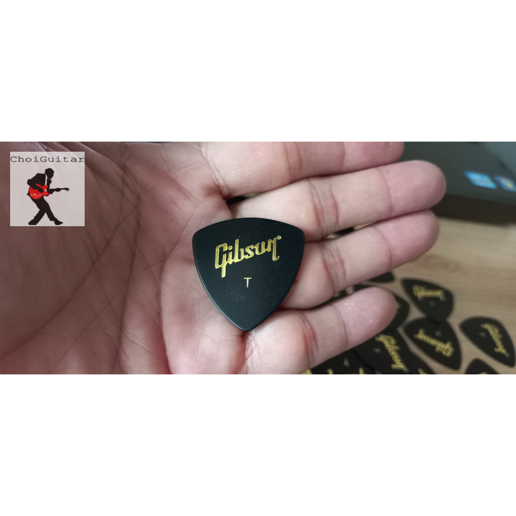 USA 6 Gibson 351 Style 0.5mm - Thin - Phím, pick, móng gảy chuyên cho đàn Guitar