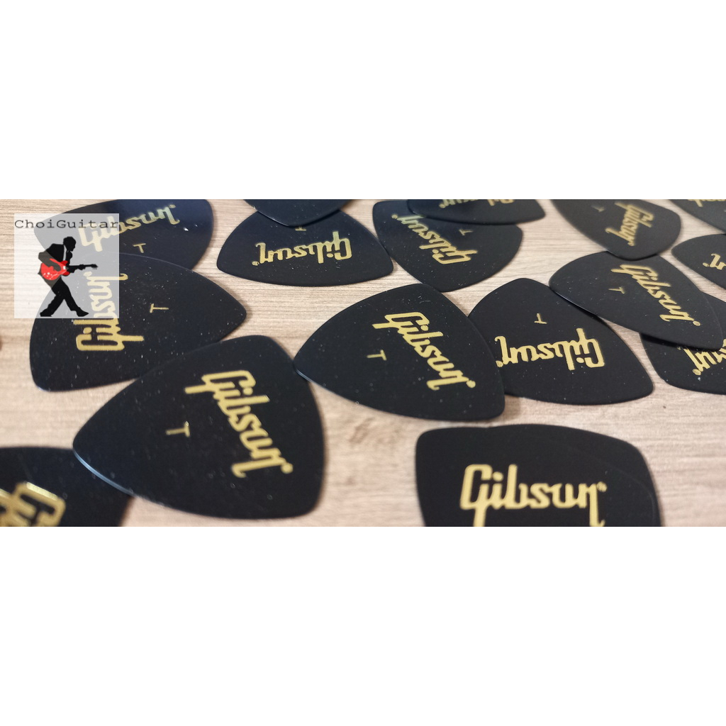 USA 6 Gibson 351 Style 0.5mm - Thin - Phím, pick, móng gảy chuyên cho đàn Guitar