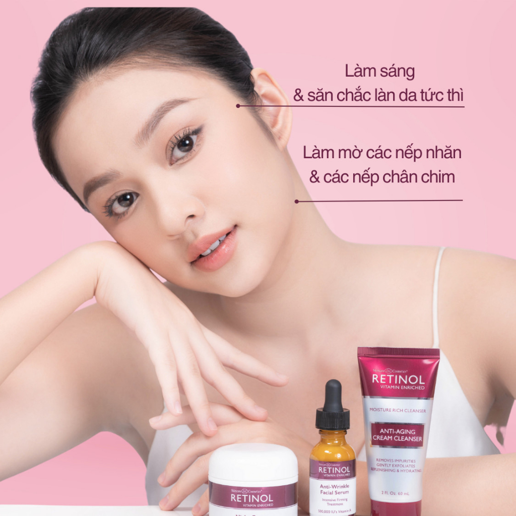 Bộ Sản Phẩm Chăm Sóc Ban Đêm Retinol Night Essentials Kit