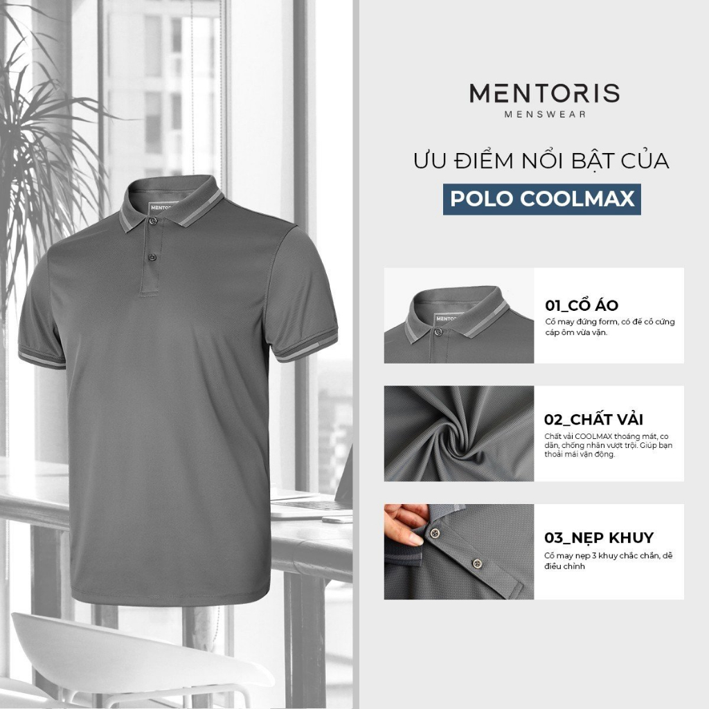 Áo Polo Mentoris 2331 Chính hãng
