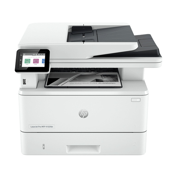 [ ELACE1 giảm 10% đơn 300K tối đa 2TR ]Máy in đa năng HP LaserJet Pro MFP 4103fdn (2Z628A)