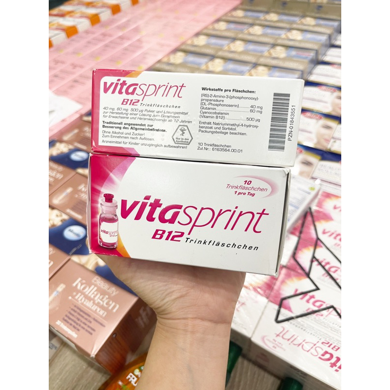 Bill Đức- Nước uống Vitasprint B12 vitamin B12, date 2025- Hàng Đức