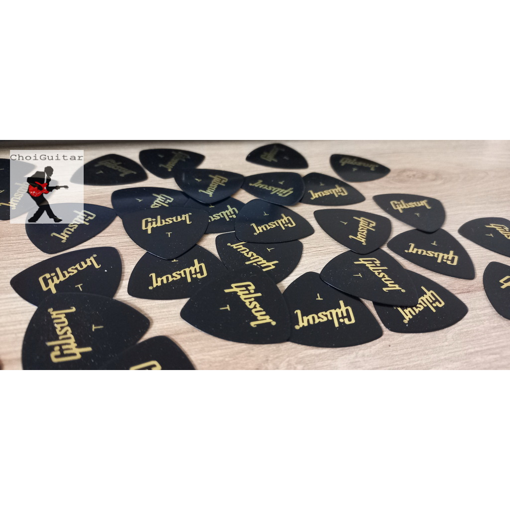 USA 1 Gibson 351 Style 0.5mm - Thin - Phím, pick, móng gảy chuyên cho đàn Guitar