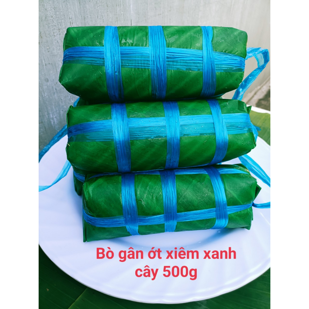 CHẢ BÒ GÂN ỚT XIÊM XANH