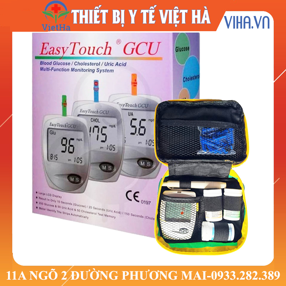 MÁY ĐO 3 THÔNG SỐ ĐƯỜNG HUYẾT, MỠ MÁU, ACID URIC GÚT