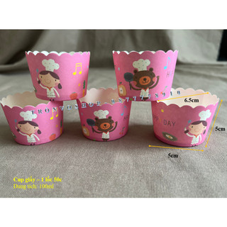 Cup giấy - 1 lốc 50 cup - size 50*45cm [ Giao Ngẫu Nhiên ]