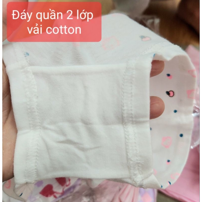 Quần Chip Đùi Bé Gái 100% Cotton Mềm Mại/ Quần Lót Bé Gái