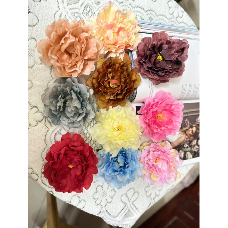 Bông mẫu đơn, bông hoa mẫu đơn làm oản, decor