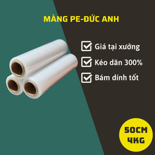 Màng quấn pallet 4kg, bọc hàng, màng chít, màng bọc pallet