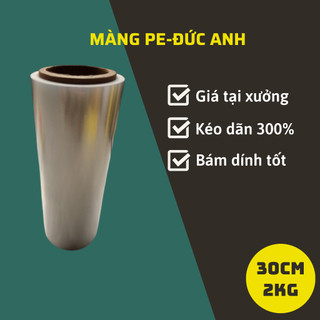 Màng quấn 2kg khổ 30cm quấn hàng, quấn bụng