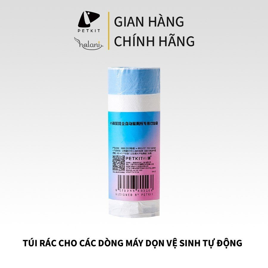 Túi Đựng Chất Thải Chuyên Dụng Có Kéo Khóa Dùng Cho Máy Pura X, Pura Max