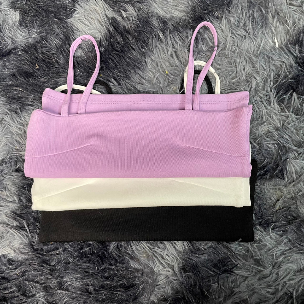 Áo hai dây thun nữ cao cấp Susana vải cotton 100% co dãn tốt