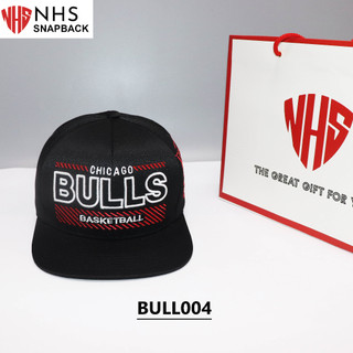 Nón NHS Snapback Bulls BasketBall Black Bullsbasket_B.