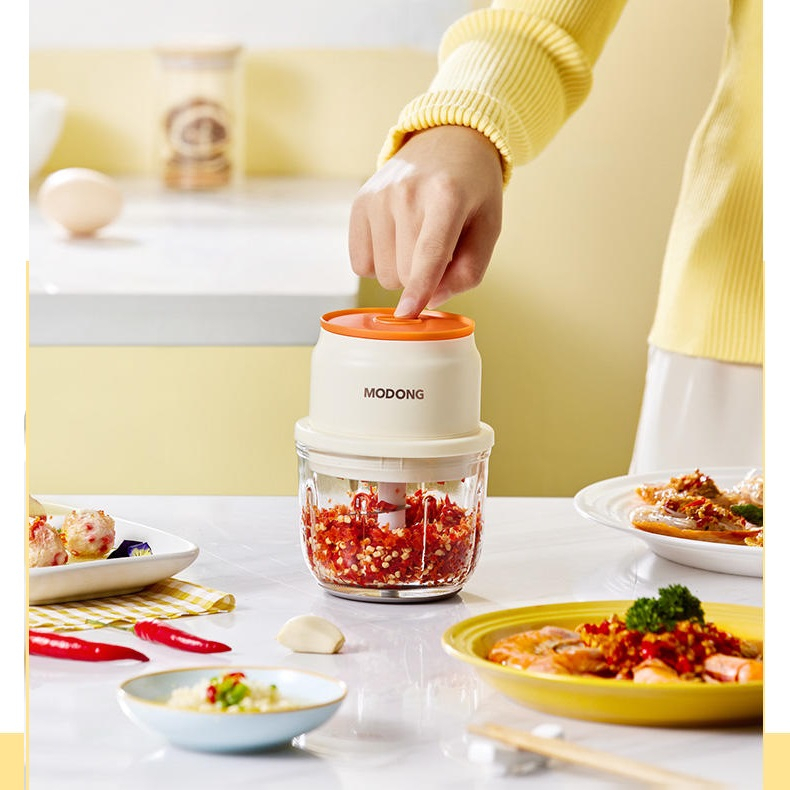 Máy xay MoDong Chính Hãng Đa Công Dụng Xay Gia Vị, máy xay thịt ăn dặm cho bé tiện lợi vệ sinh