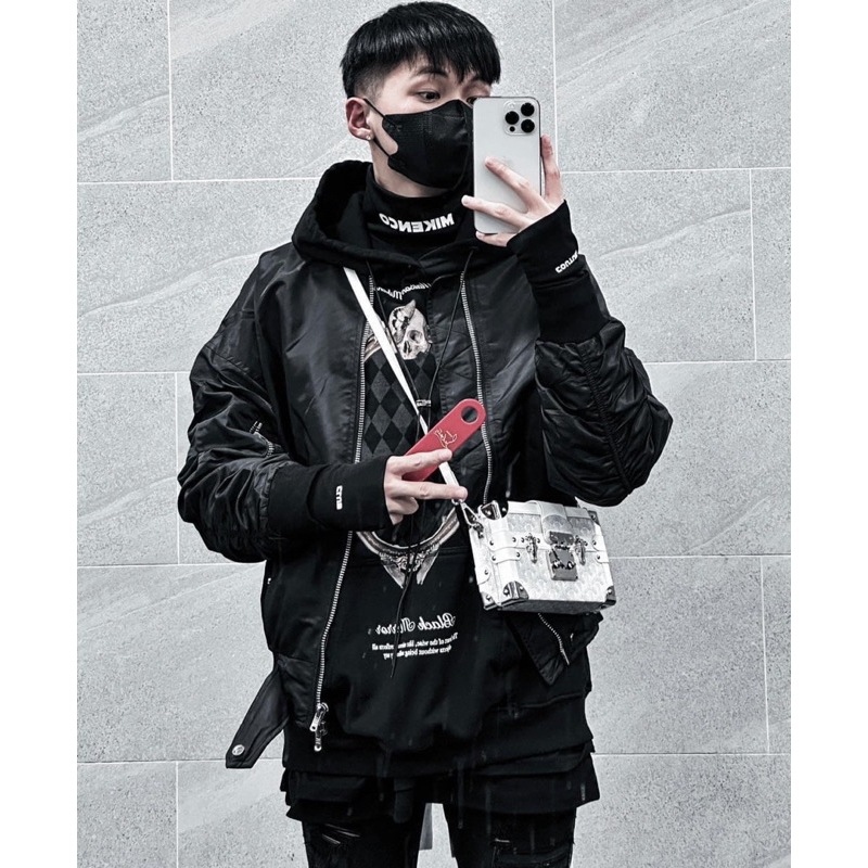 túi chéo thời trang cao cấp nam ,hoạ tiết chất boy phố