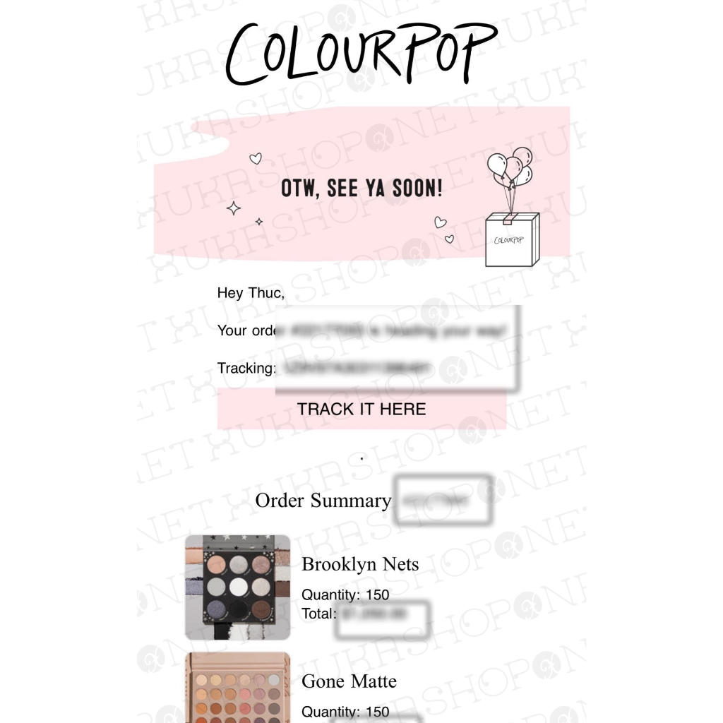 Bảng phấn mắt 30 ô Colourpop Gone Matte trang điểm lâu trôi, bền màu