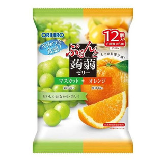 Thạch trái cây orihiro gói 2 vị 240 gr- nội địa nhật bản