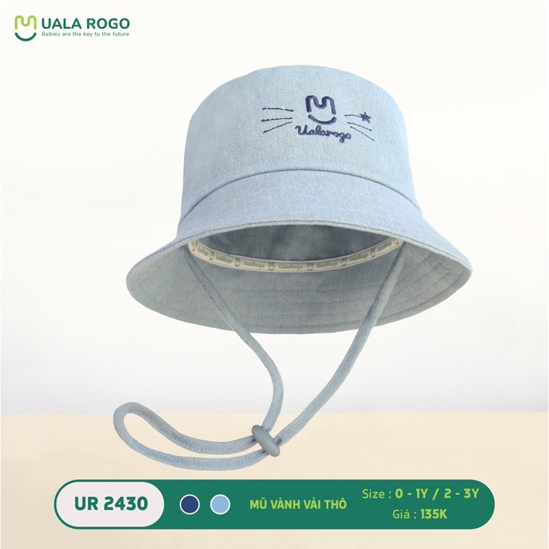 Mũ vành tròn bé trai Ualarogo