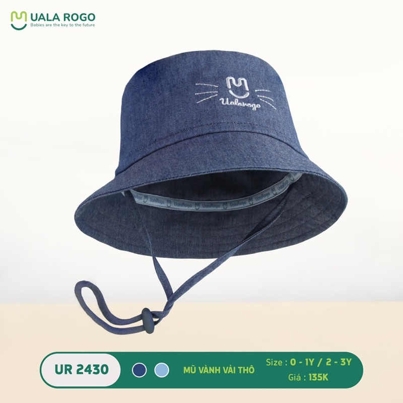Mũ vành tròn bé trai Ualarogo