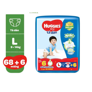 Tã dán tràm trà huggies m76 / l68 / xl62 / xxl56