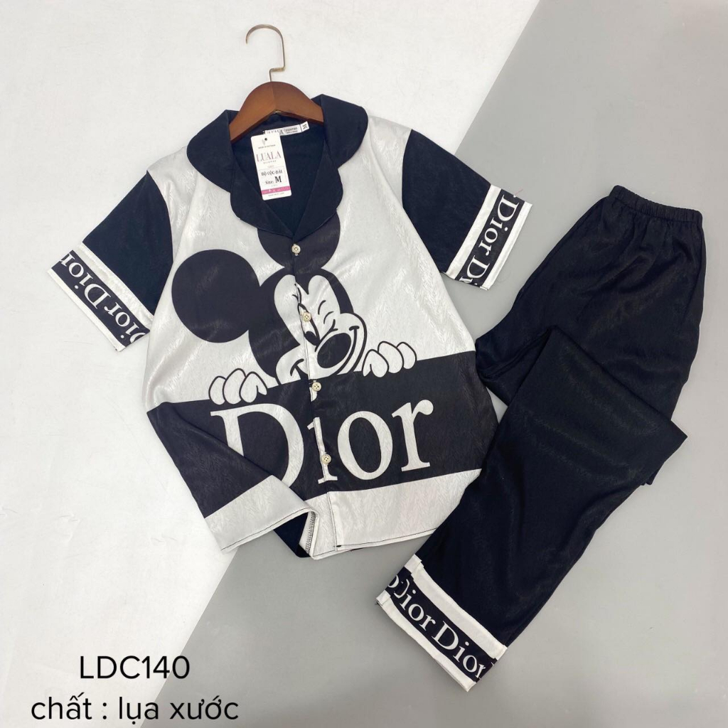 Đồ bộ pijama hàn quốc, chất liệu lụa latin,mềm mịn, thời trang nữ, TM shop