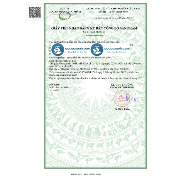 Mua  MUMSALUS, 30 viên, Viên uống bổ sung vitamin, sắt cho bà bầu - Y Dược Xanh