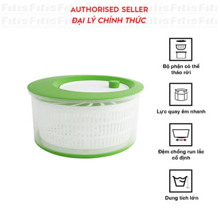 RỔ QUAY RAU FITIS Nora Salad Spinner - XANH LÁ FB-01G1