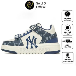 Giày mlb chunky liner mid denim new york yankees d.navy,mlb chunky liner mid basic new york yankees sc