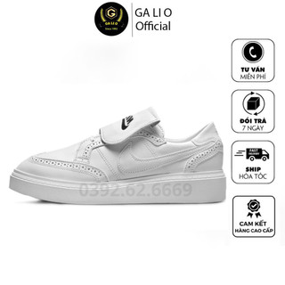 Giày Sneaker Nữ Ni_ke Kwondo 1 G-Dragon Peaceminusone ‘Triple White’
