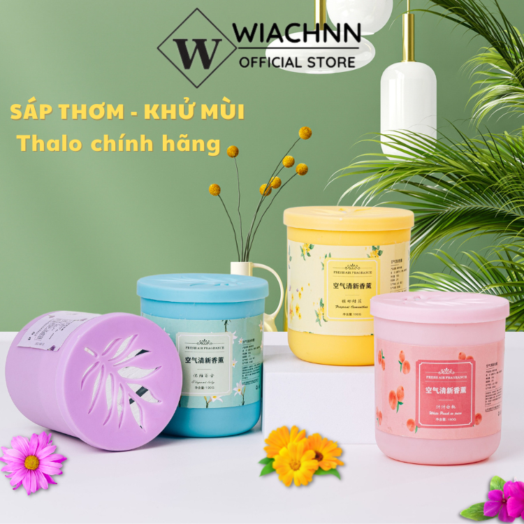 Sáp thơm tủ quần áo WIACHNN – nhà vệ sinh, phòng ngủ, xe ô tô, mùi hương tự nhiên Thalo 190G