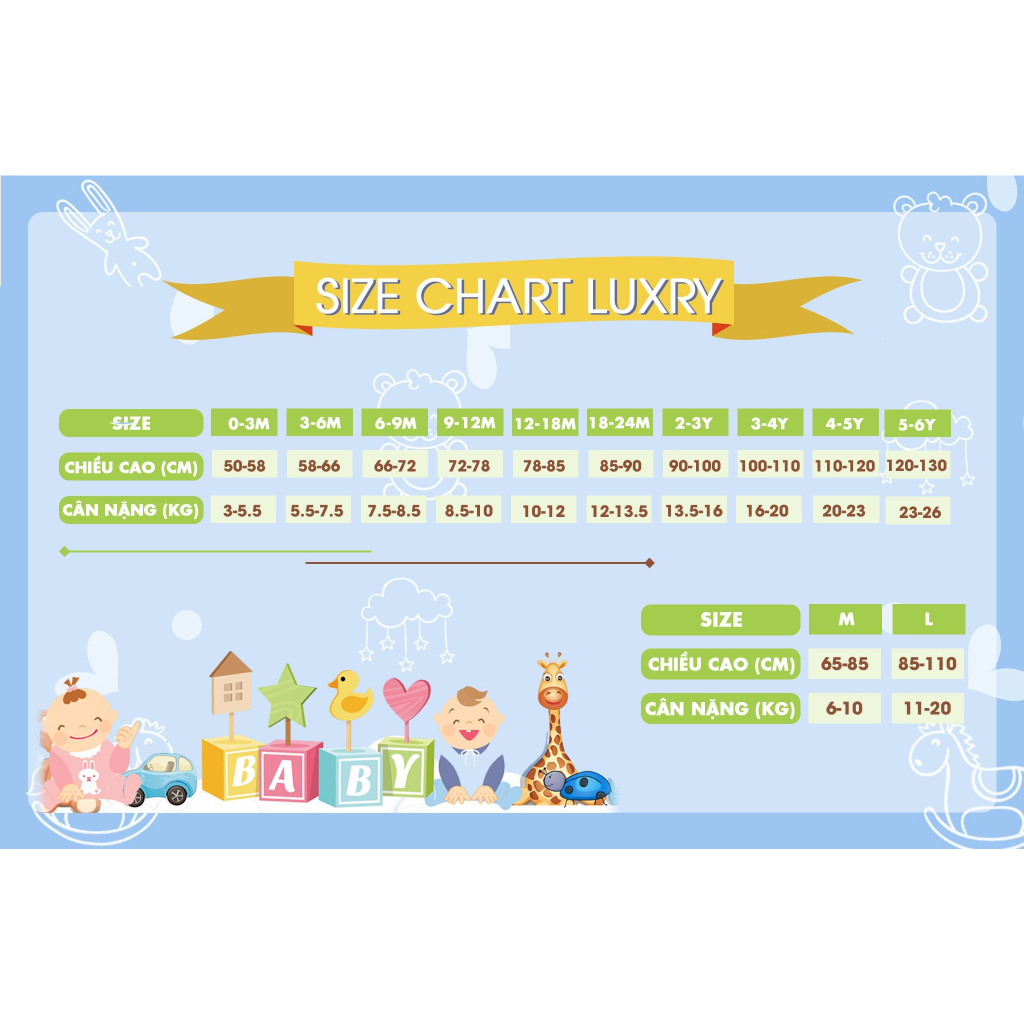 Bộ ba lỗ trẻ em MỚI về của nhà Luxry siêu mềm mịn mát mẻ cho mùa hè này