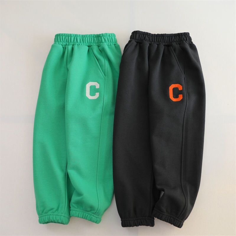 Quần Jogger dành cho bé gái thun da cá cao cấp